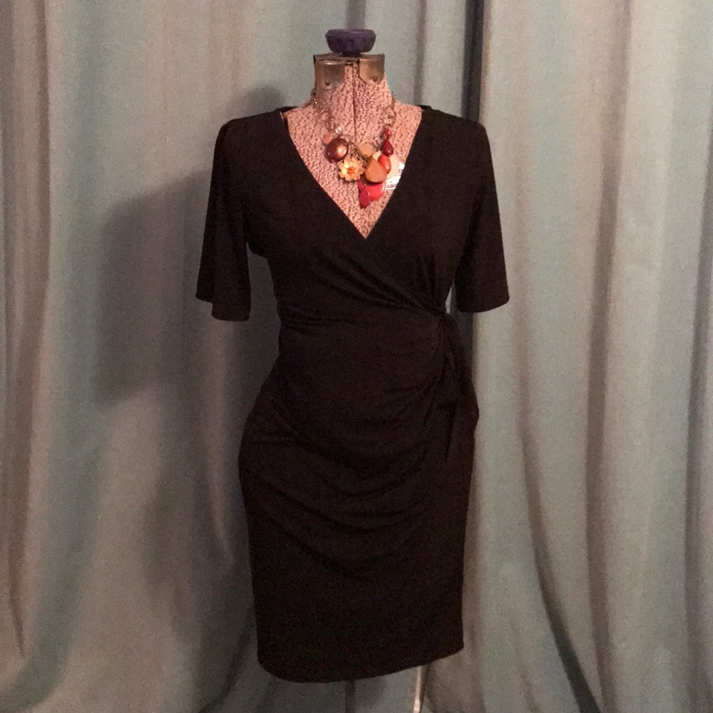 Maternity black dress